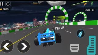 Jogo de carro corridas Dirija carros de fórmula velozes mega rampa acrobacias radicais screenshot 1