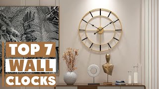 7 Best Wall Clocks to Elevate Your Home Décor in 2025!