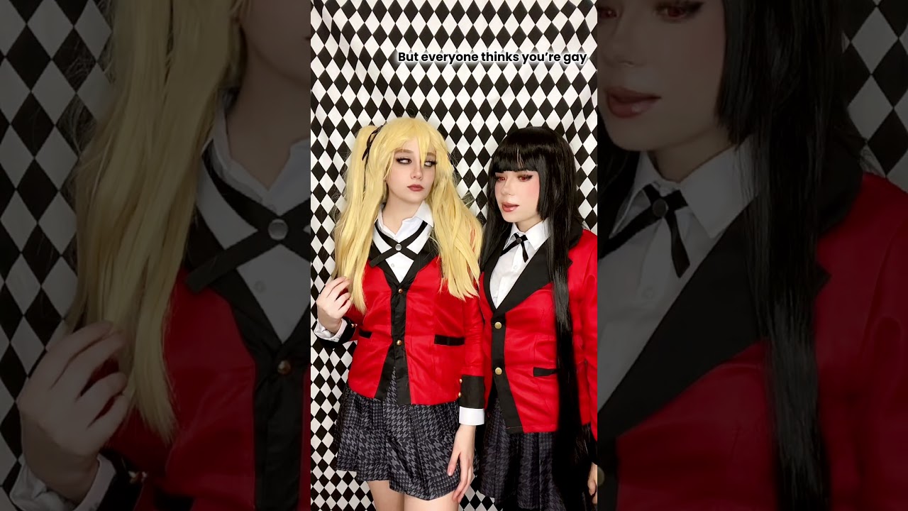 Everyone thinks you're gay | Yumeko Jabami and Mary Saotome (@witchera_) #cosplay | Kakegurui