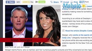 Jenn Sterger Brett Favre Photo Allegations