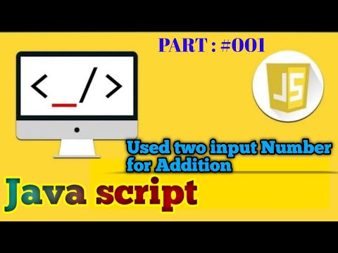 JavaScript | Js | Used two input for addition | Teach Techno