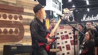 Akira Takasaki Demo at Seymour Duncan Booth at NAMM 2016 on 1/22/2016