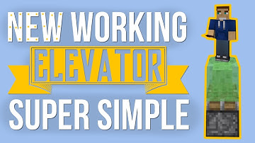 New & Simple Slime Elevator - Minecraft 1.12