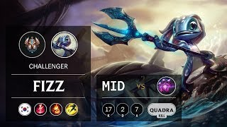 Fizz Mid vs Vel'Koz - KR Challenger Patch 9.9