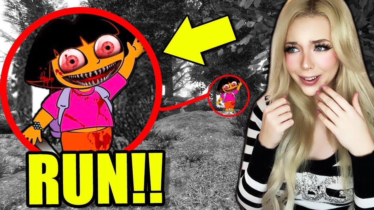 IF YOU EVER SEE CURSED DORA THE EXPLORER OUTSIDE, RUN AWAY FAST!! (*Scary*)  - YouTube