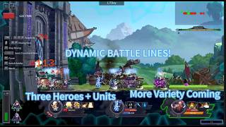 3 Heroes + More Units = Super Dynamic Battle Lines! #roguelite #indiegame #pixelgame #gameplay