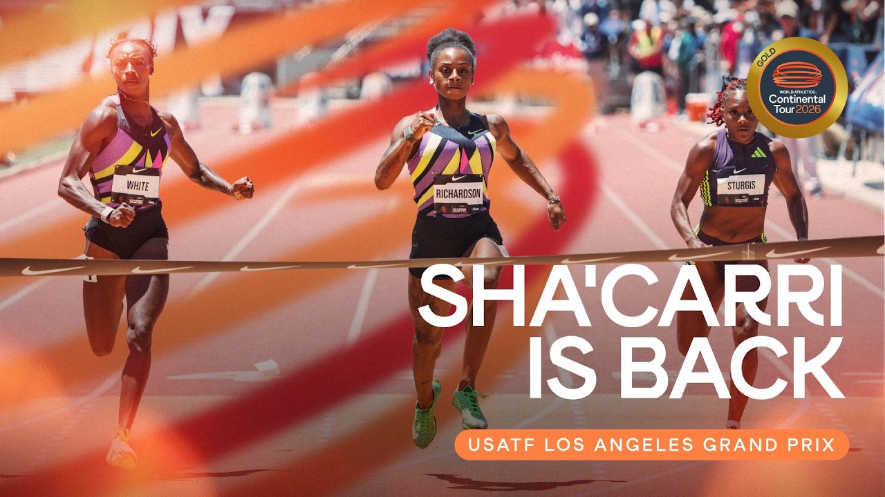 Sha'Carri Richardson is BACK with 10.99 win over 100m in LA | Continental Tour Gold 26