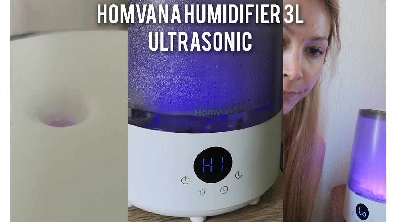 Homvana Humidifier 3L Ultrasonic - Overview and Review 