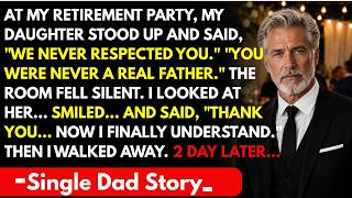 At My Retirement Party, My Daughter Said, We Never Respected You... 2 Days Later...