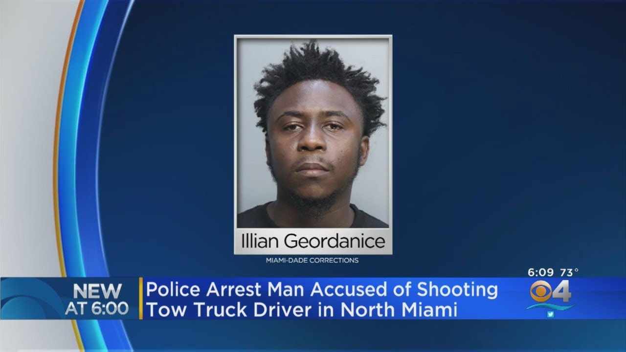 Police Arrest Man Accused Of Shooting Tow Truck Driver In North Miami ...