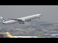 Planespotting ✈ | Vid# 18 | Cathay Pacific | B777 | Take-off | MNL | Philippines