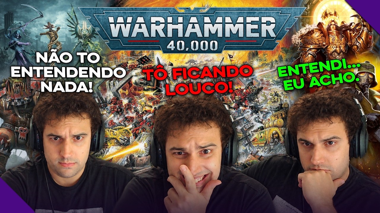 O Dia que eu TENTEI entender a Lore de Warhammer 40K