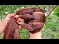 Quick  eqsy french hairstyle  french roll hairstyle  unique hairstyle 