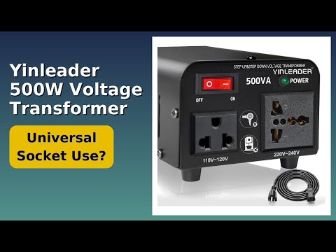 REVIEW (2026): Yinleader 500W Voltage Transformer. Features. - YouTube