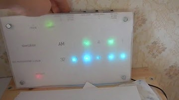 Simpliest binary clock and alarm. Awaker