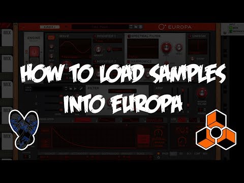 How to Load Samples into Europa | Reason 10.1