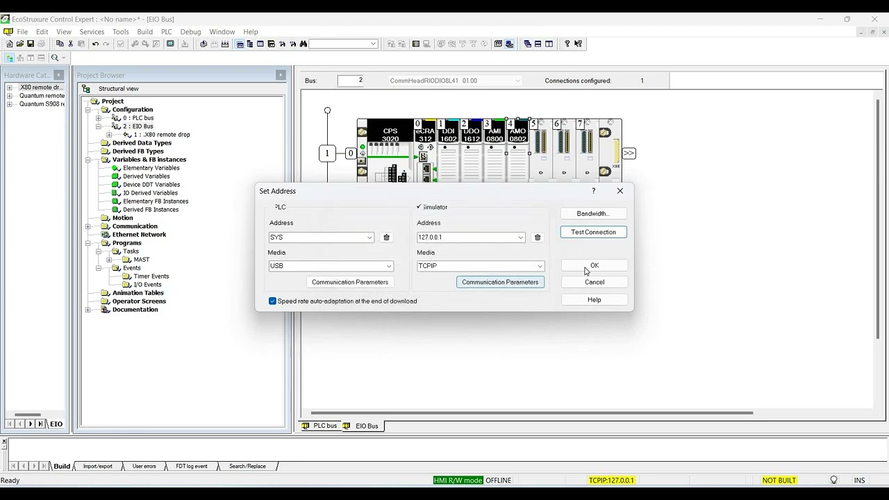 SCHNEIDER M580 PLC CONFIGURATION || CONTROL EXPERT TUTORIAL || ECOSTRUXURE CONTROL EXPERT SOFTWARE