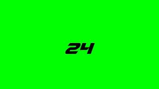 45 seconds countdown timer green background | 45 seconds timer