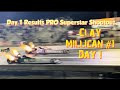 Pro superstar shootout 1 qualifying runs claymillican25 goes to the top race racer brother