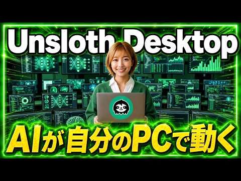 自分のPCで最新AIを動かす「Unsloth Desktop」完全ガイド