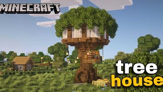 I build a tree house | MINECRAFT SERVER SERIES 🏠
