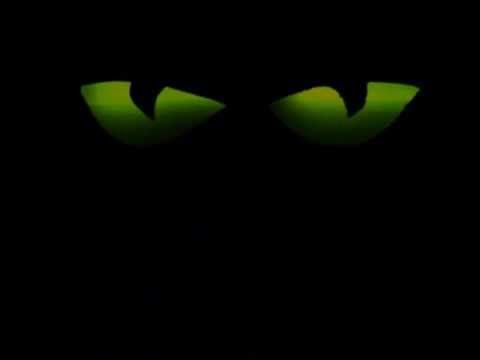 Halloween projection effect - Green Eyed Monster