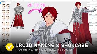 Making an armored knight 3D VTuber in VRoid Studio【#VRoid Speedsculpt】Commission for Reverend Xia