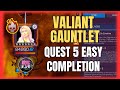 MCOC New Valiant Gauntlet Quest 5 Easy Completion! Marvel Contest Of Champions