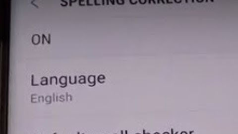 Samsung Galaxy S8: How to Set Spelling Correction Language