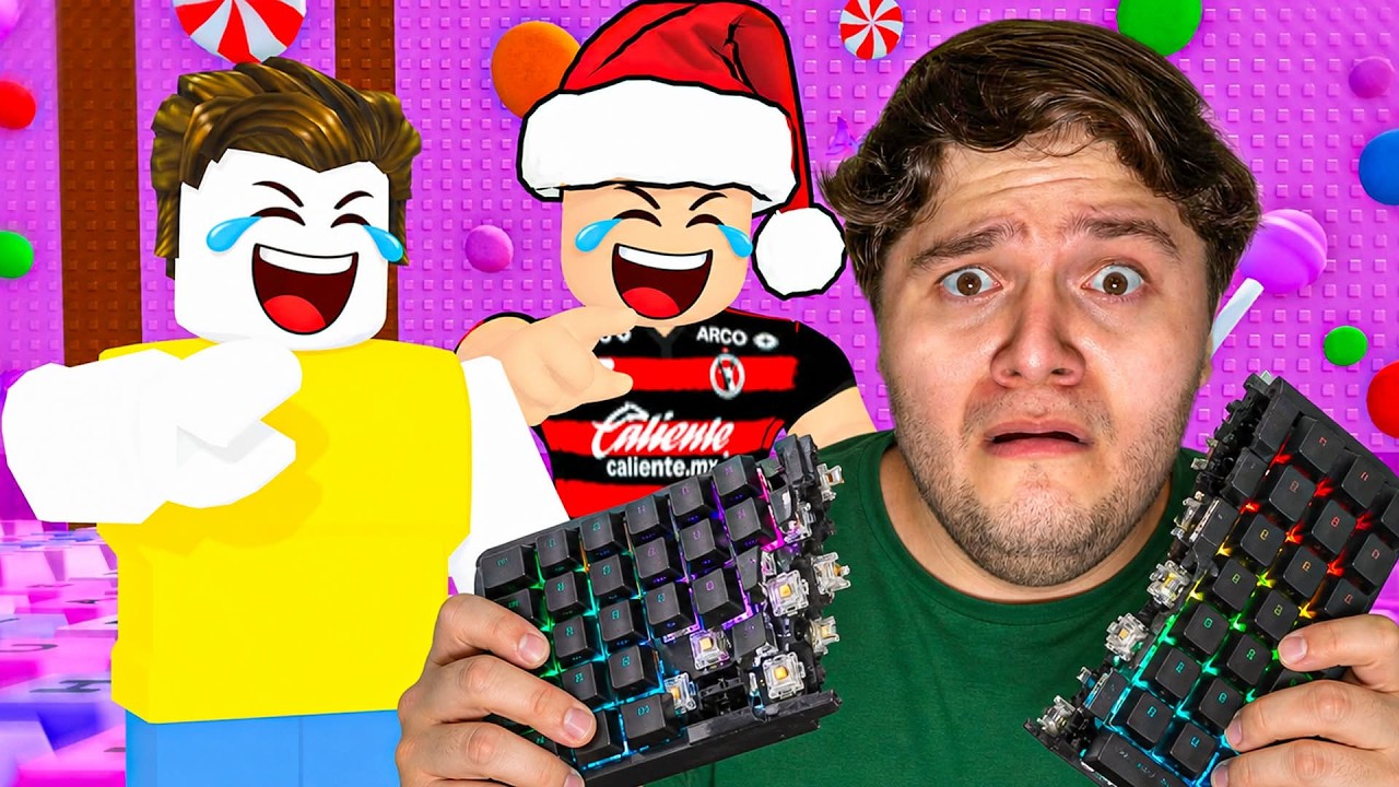 ESCAPA del TECLADO O DESTRUYE TU TECLADO en la VIDA REAL con LOS BROS  😱