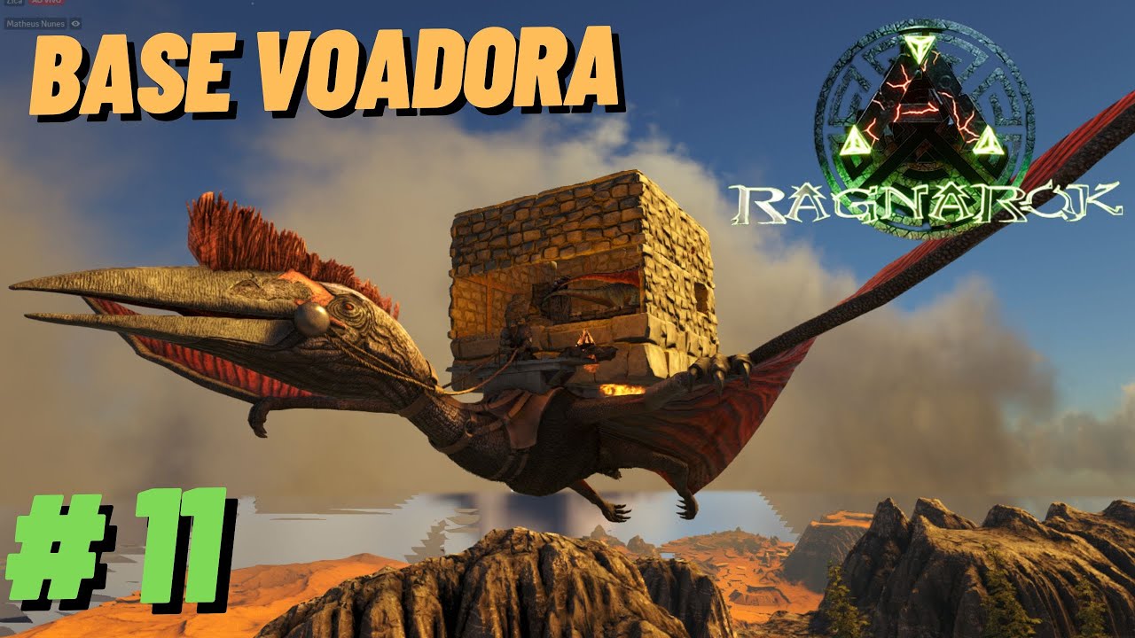 Como construir uma base voadora! Base no Quetzal! ARK Survival Evolved ...