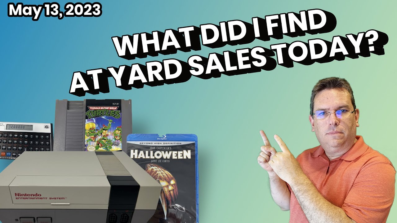 What I Scored At Yard Sales Today 5/13/2023 YouTube