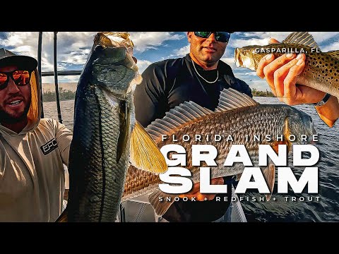 Gasparilla Island Inshore Grand Slam Snook, Redfish & Speckled Trout | Florida Fall Inshore Fishing