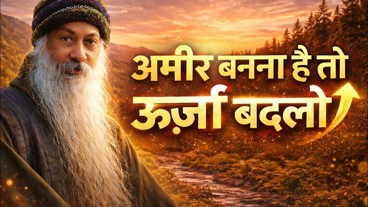 अमीर बनना है तो अपनी ऊर्जा को बदलो | Osho विचार | 