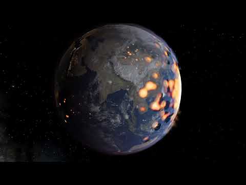 Earth and Pluto collision Universe Sandbox 2