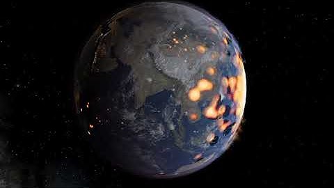 Earth and Pluto collision Universe Sandbox 2