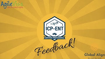 ICAgile ICP-ENT Feedback - Hosted by AgileVisa