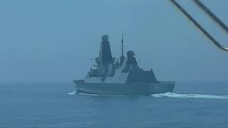 Пограничники открыли предупредительный огонь в сторону британского эсминца в Черном море