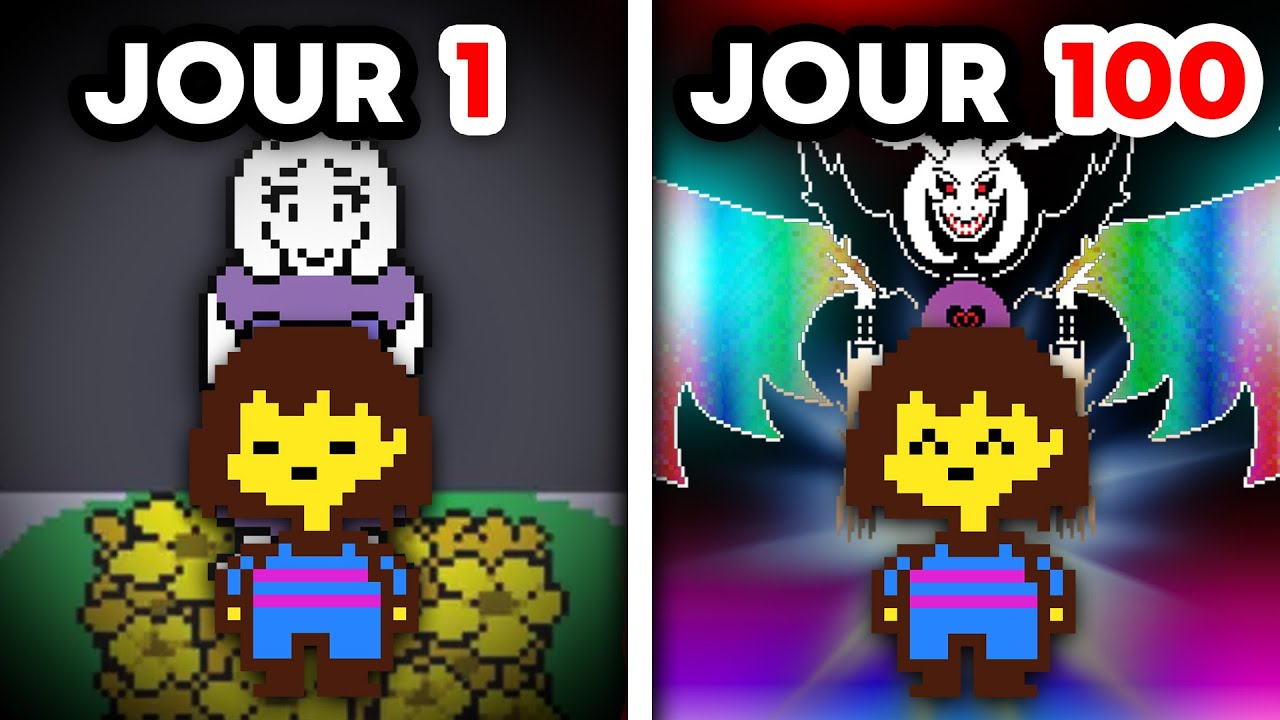 J'ai passé 100 JOURS en Pacifiste sur UNDERTALE, voici ce qu'il s'est passé....