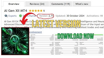 Mql5 Most Profitable EA | Get Now | AI Gen XII MT4 EA