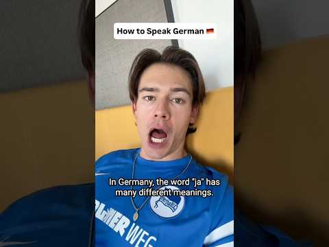 How to Speak German