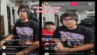 Sourav Joshi vlogs Instragram live ❣