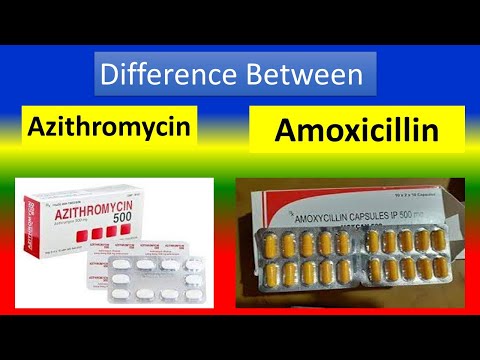 Difference Between Azithromycin and Amoxicillin