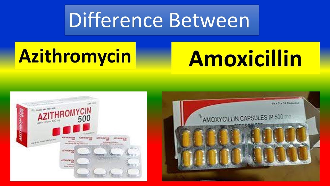 Azithromycin Vs Amoxicillin Differences And Similarities