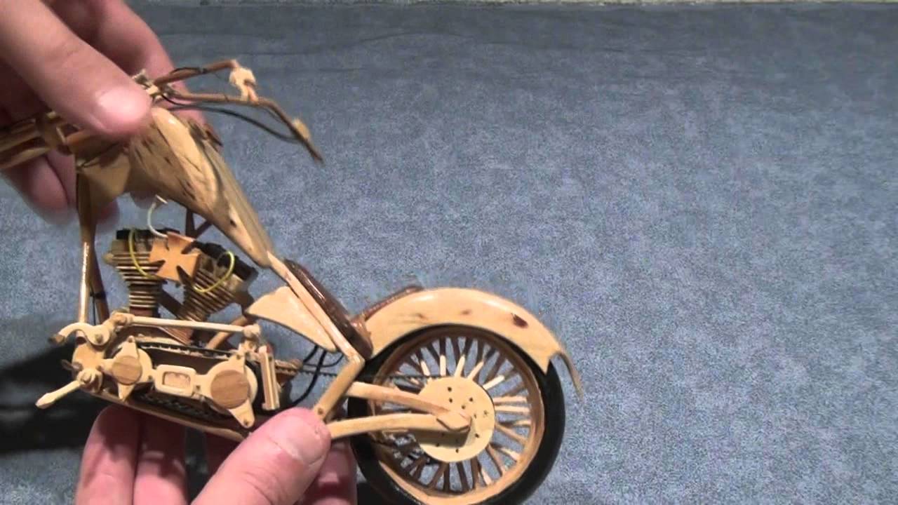 Custom Hand Made Motorcycle Model YouTube