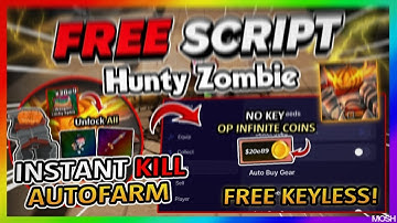Hunty Zombie Script *NO KEY* - NEW UPDATE, AUTOFARM, AUTO RAID & More!