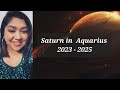 Saturn in aquarius 20232025  insights for all the 12 signs