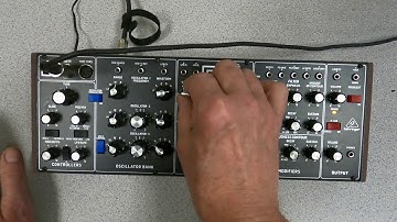 Synth Basics  oscillator, filter, resonance   HD 1080p