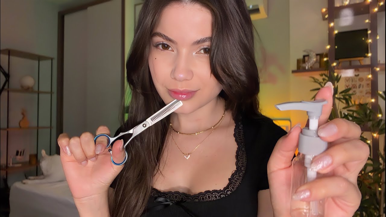 ASMR CORTE DE CABELO MASCULINO💇‍♂️💙