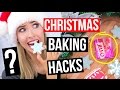 Pinterest HACKS TESTED || Christmas BAKING Edition!!